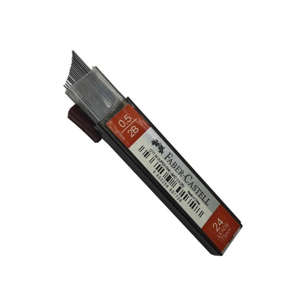 Faber-Castell 0.5 mm lead pencil tip, model KM120, pack of 12