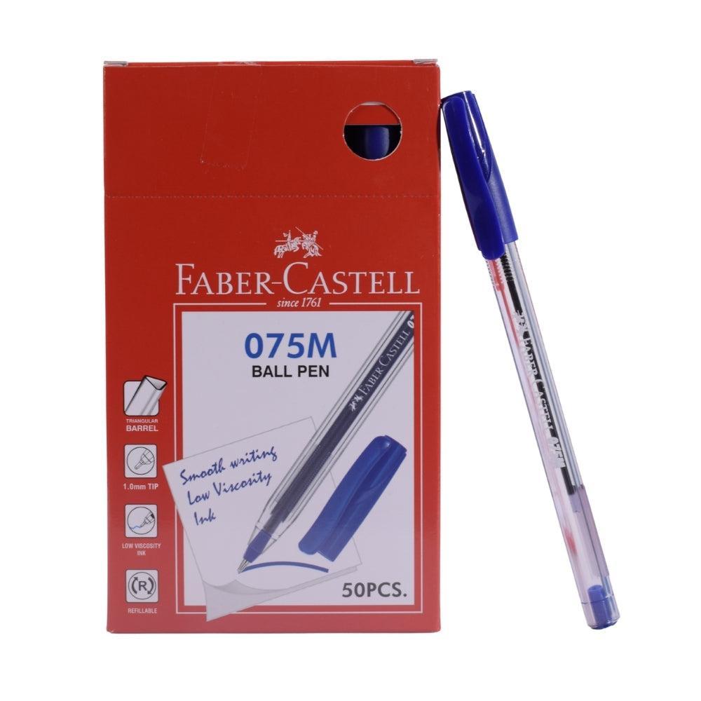 Faber-Castell 0.7mm Blue Ink Ball Pen – Needle Tip