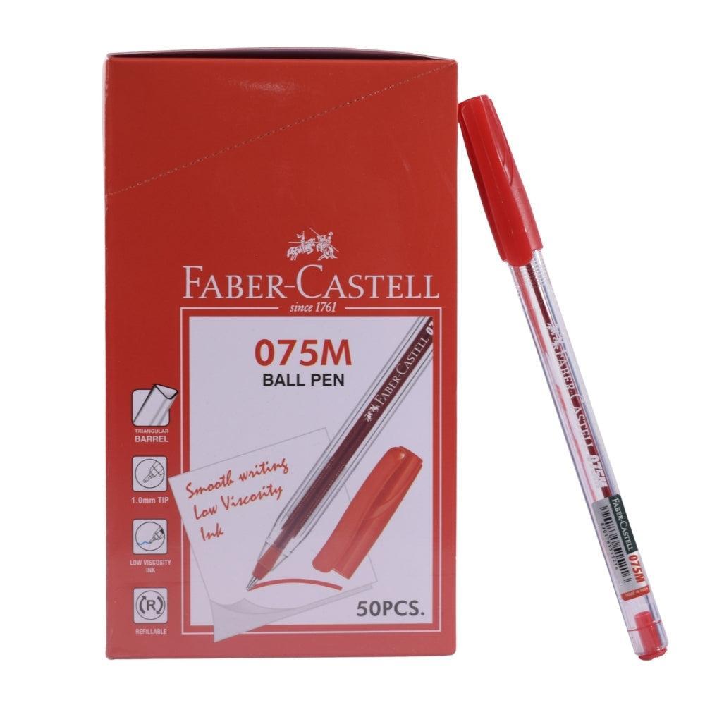 Faber-Castell 0.7mm Red Ink Ball Pen – Needle Tip
