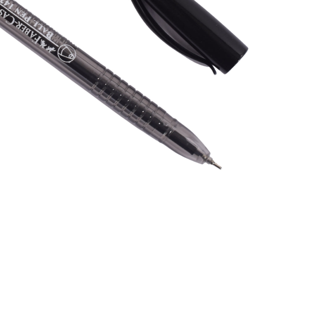 Faber-Castell 1423 Black Ball Pen – 0.7mm Tip
