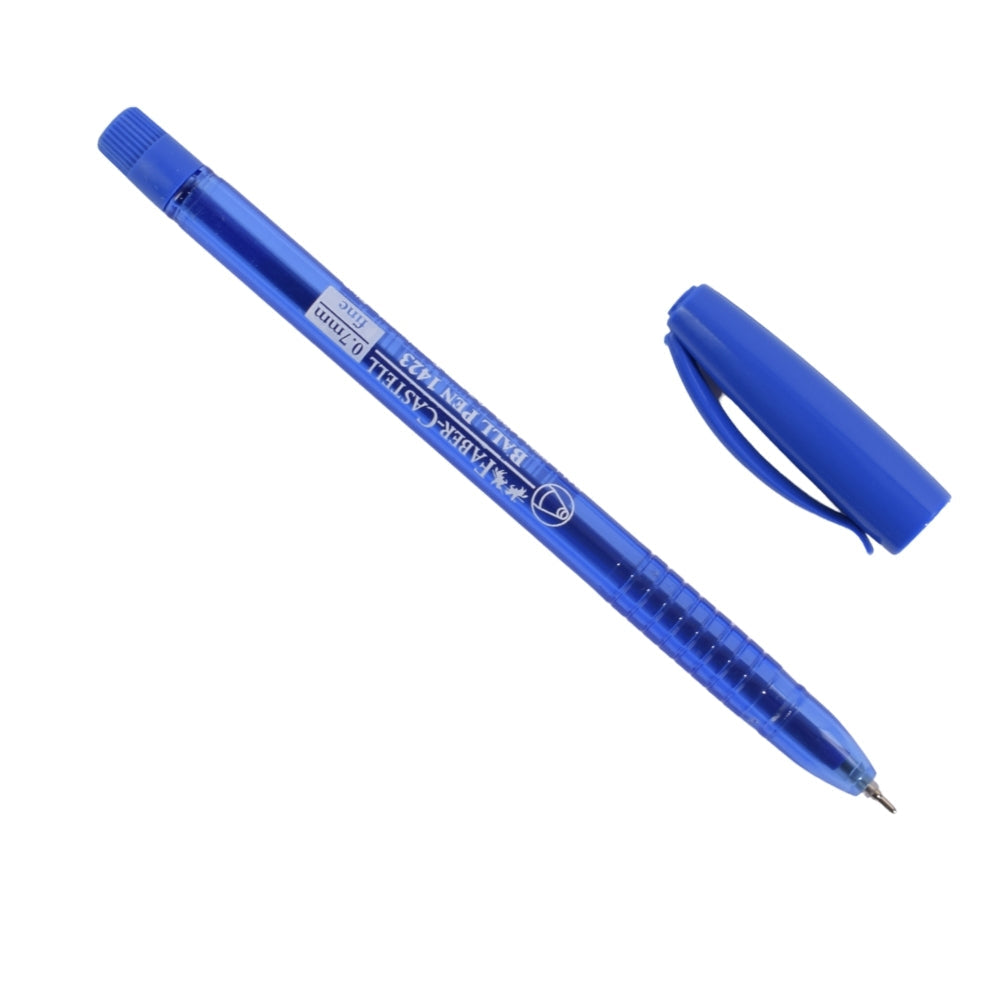 Faber-Castell 1423 Blue Ball Pen – 0.7mm Tip