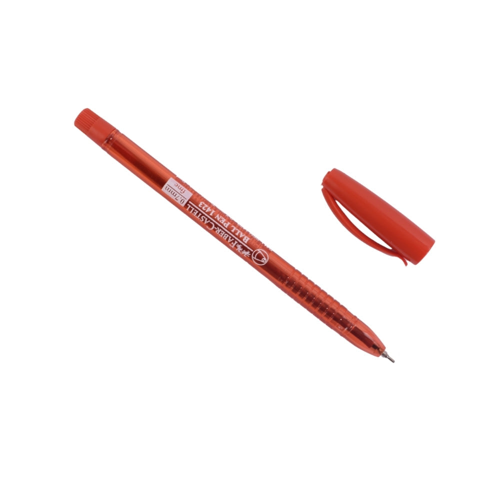 Faber-Castell 1423 Red Ball Pen – 0.7mm Tip