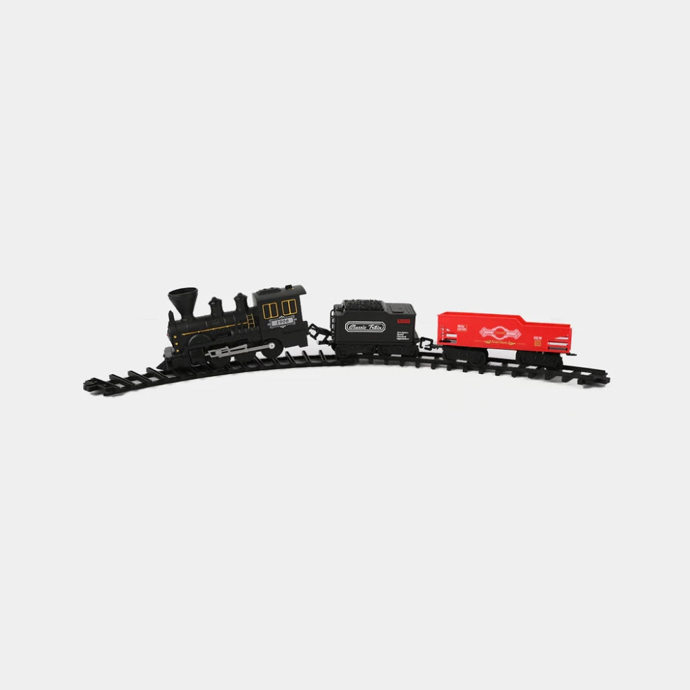 Ferrorama Kids Electric Train Train Light Sound and Smoke with Rails 25 Pcs