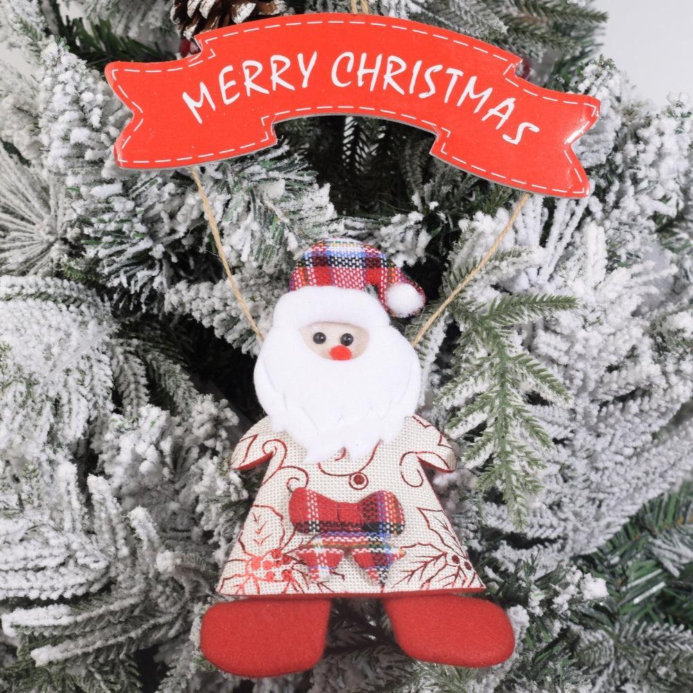 Festive Santa Claus Christmas Ornament