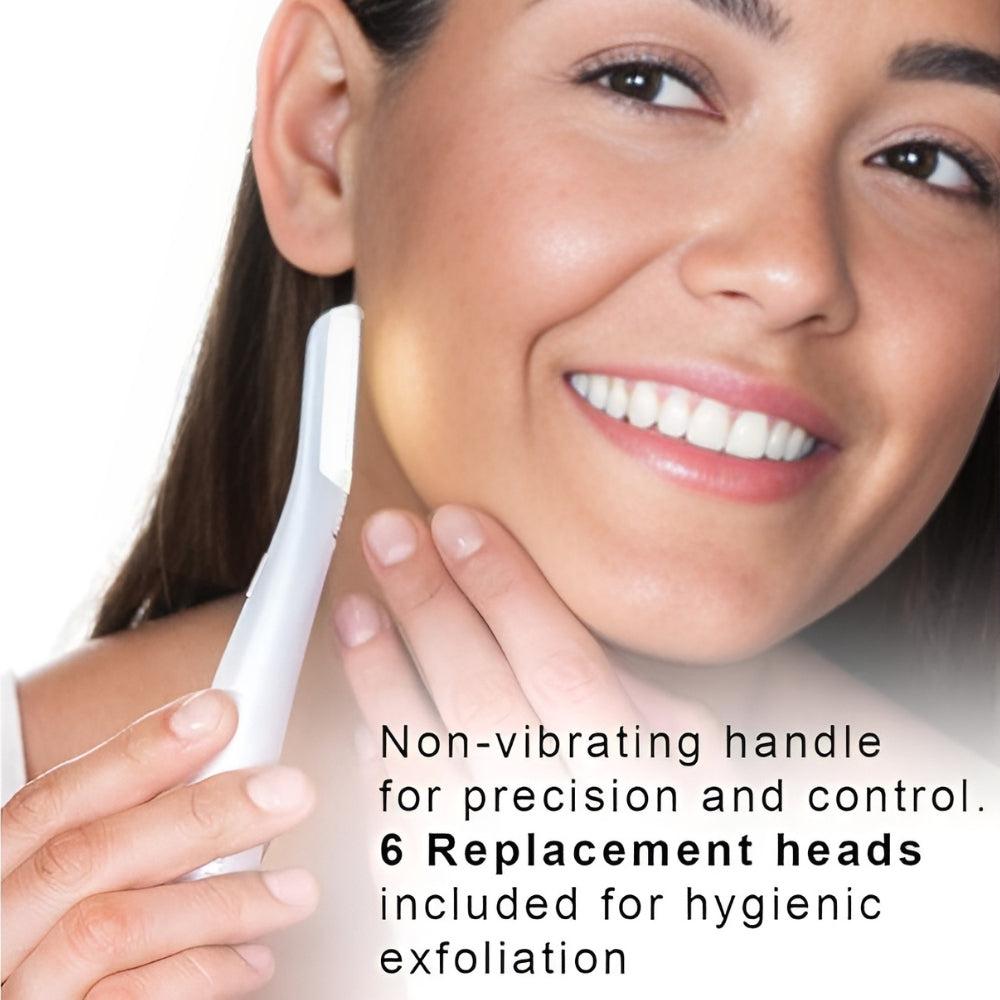 Finishing Touch Flawless Dermaplane Glo Lighted Facial Exfoliator