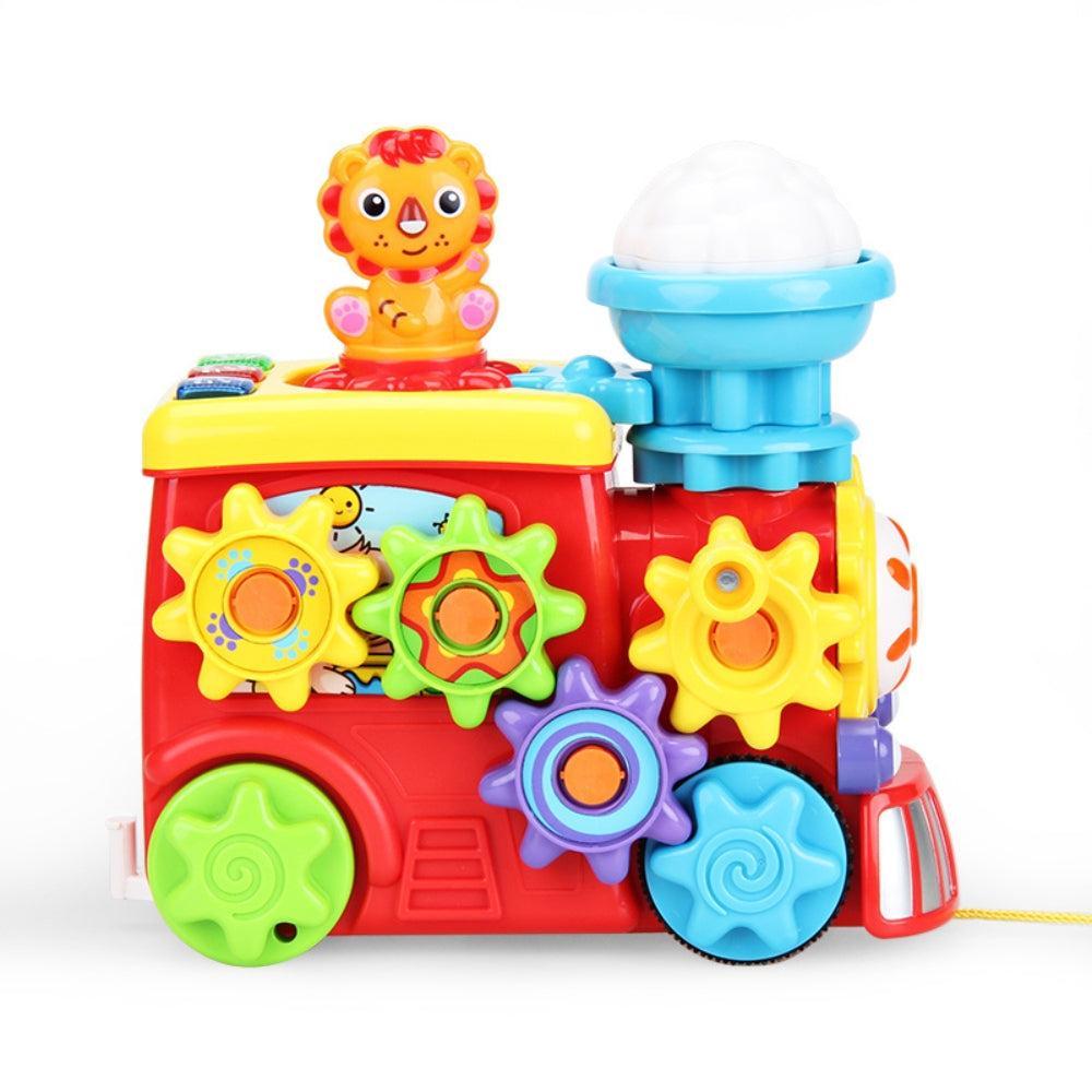 FiveStar Best Educational Plastic Train Set DIY Assembly Gear Toys Puzzle for 5 7 Years Old Kids Best Animal Toys for Children