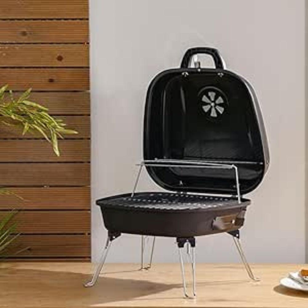Flame Master Barbecue Shelf Outdoor Charcoal BBQ Grill Mini Portable Use For 3-5 People Barbecue Shelf