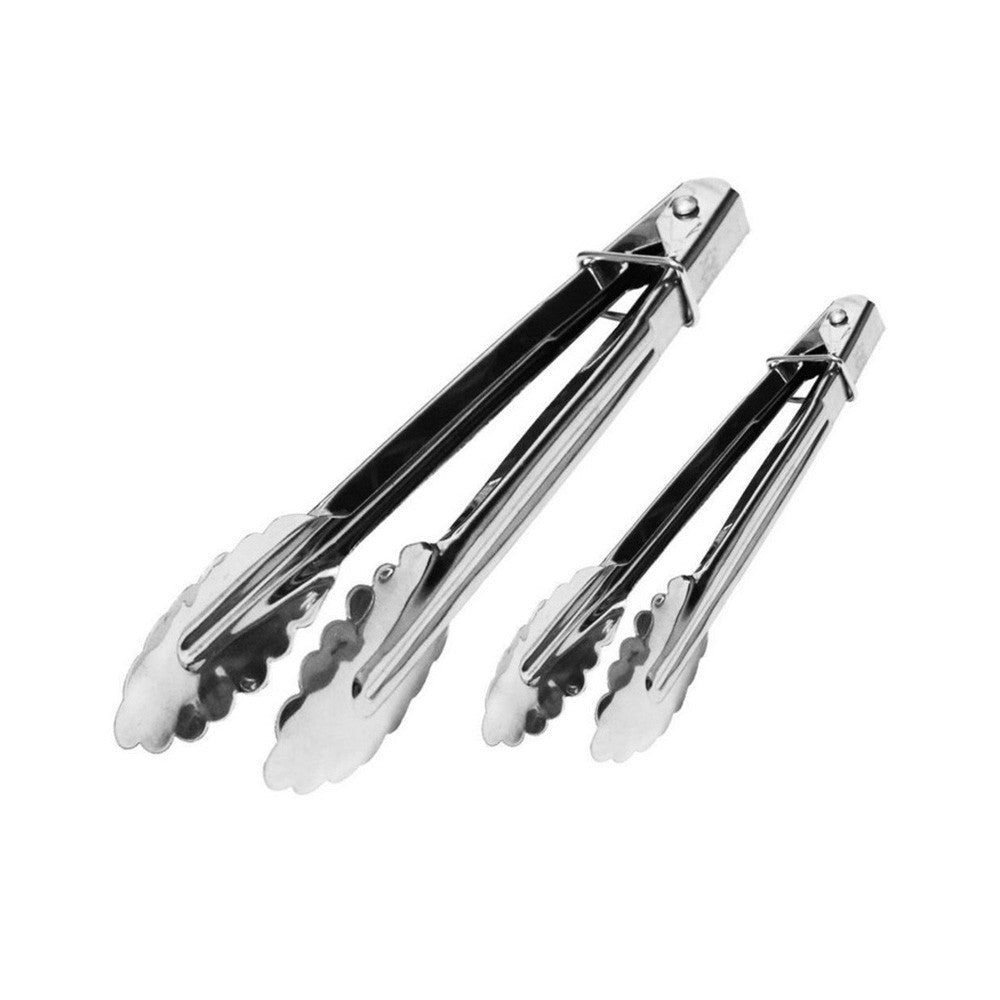 Food Tongs Set Non-Stick Stainless Steel Cooking Tongs With Locking Design