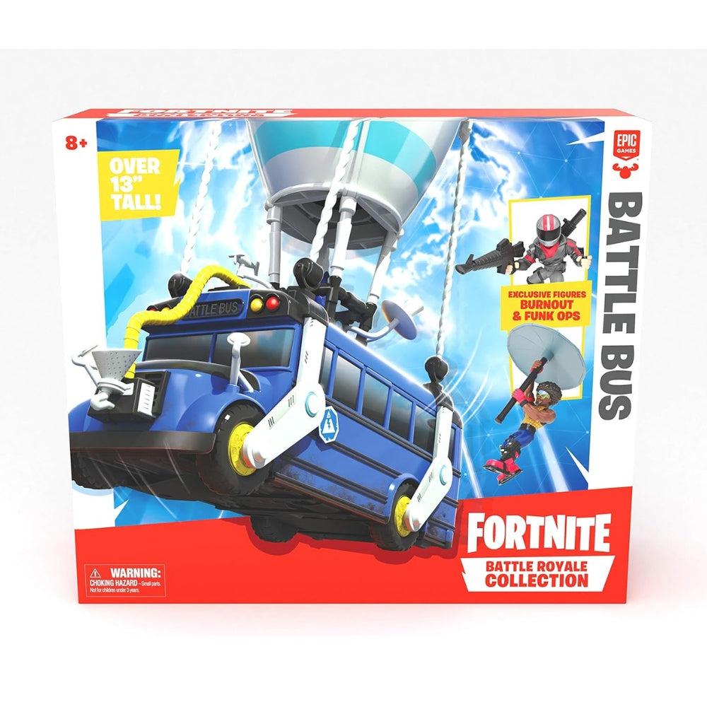 Fortnite Battle Royale Collection Battle Bus & 2 Exclusive Figures: Funk Ops & Burnout