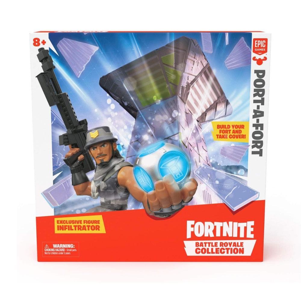 Fortnite Battle Royale Collection: Port-A-Fort Playset & Infiltrator Figure