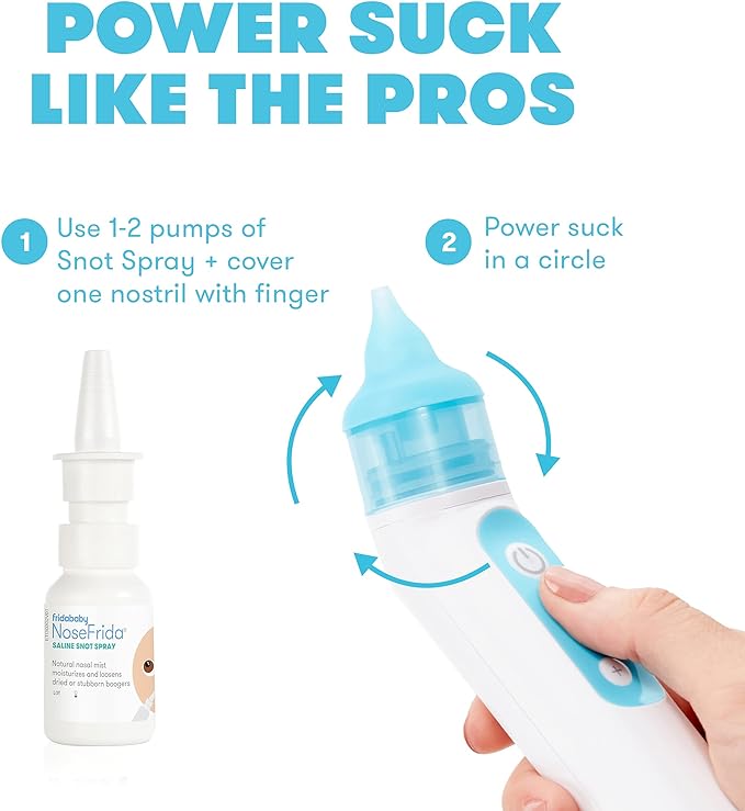 Frida Baby Electric NoseFrida | USB Rechargeable Nasal Aspirator with Different Levels of Suction by frida Baby