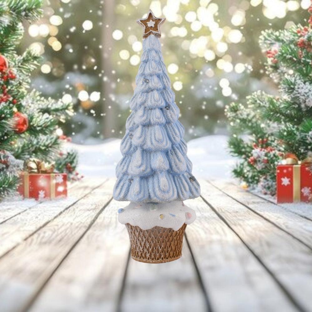 Frosted Winter Wonderland Cupcake Tree