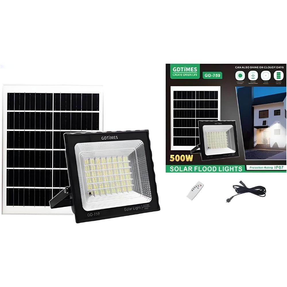 GD-759 500w solar lamp with solar panel and remote control 759 Solar Light 500W LED IP67