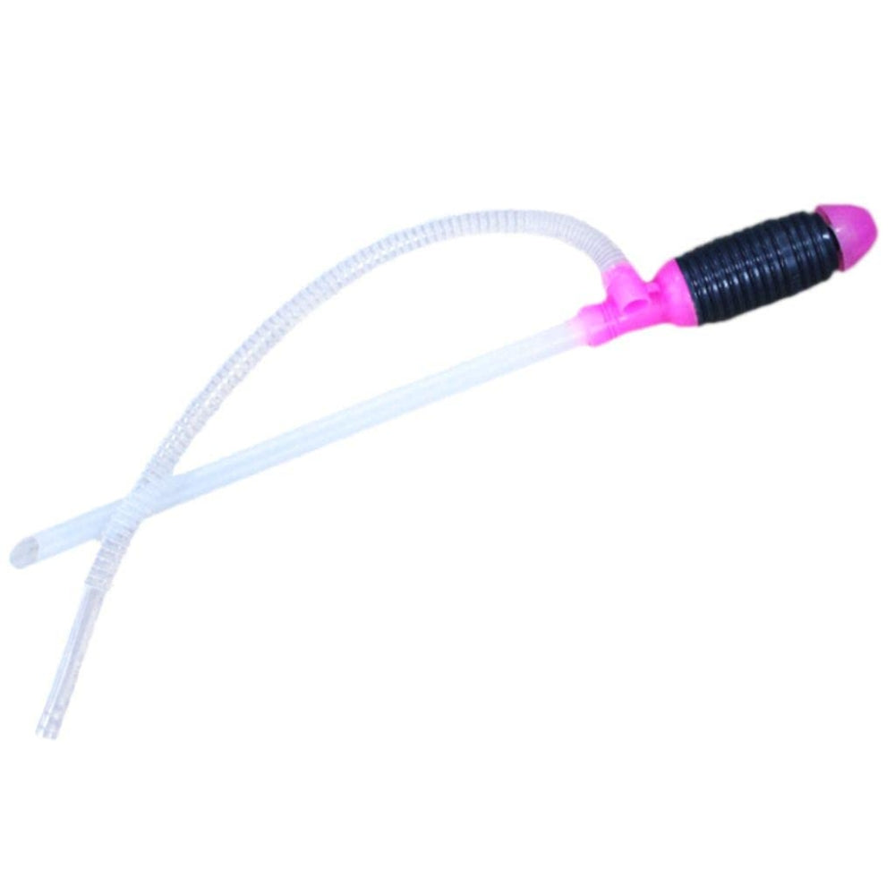 GIANTE Manual Hand Siphon Syphon Oil Water Diesel Fuel Liquid Transfer Pump Pipe