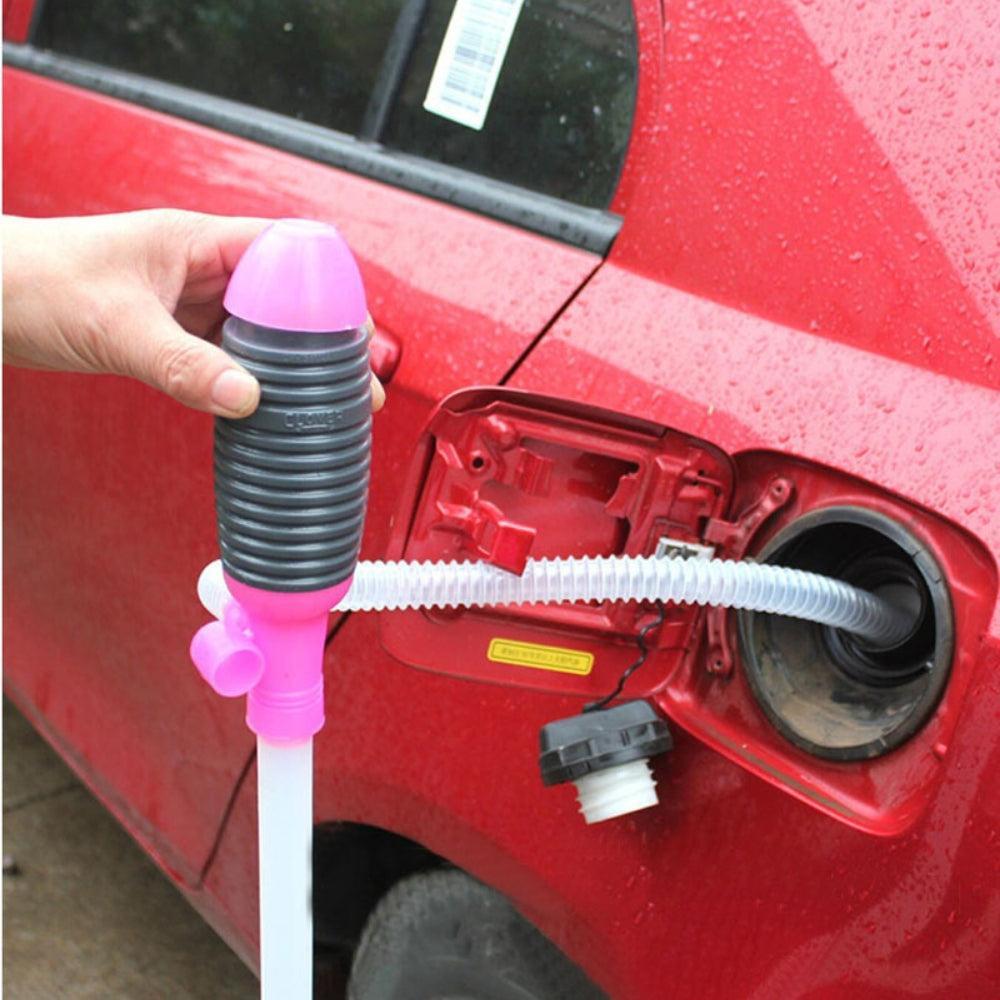 GIANTE Manual Hand Siphon Syphon Oil Water Diesel Fuel Liquid Transfer Pump Pipe