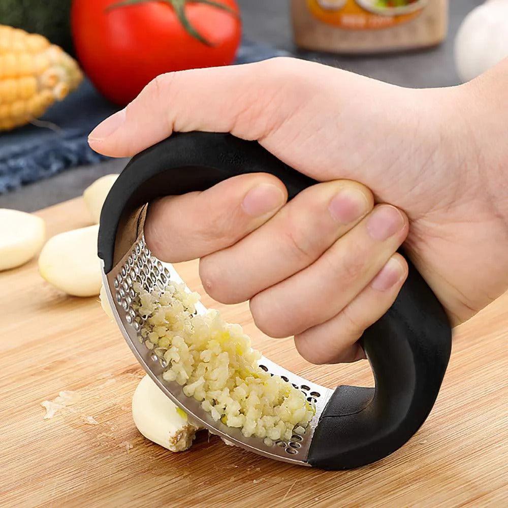 Garlic Press Stainless Steel Potato Garlic Pressure Machine