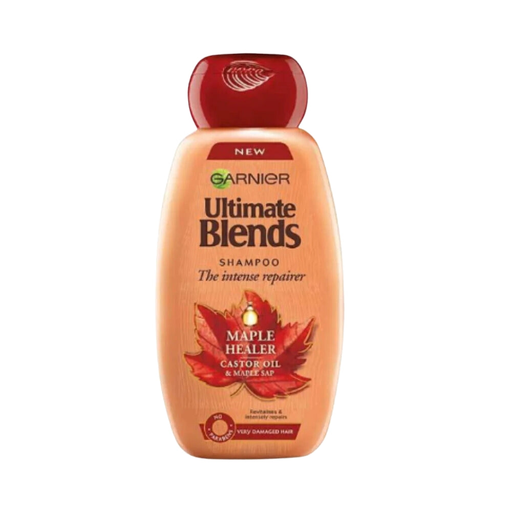 Garnier Ultimate Blends Maple And Castor Oil Shampoo 400 ml