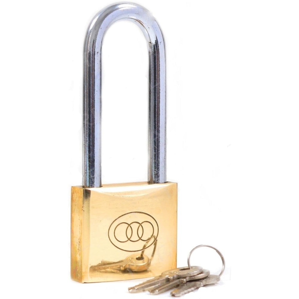 Genuine Tri-Circle Solid Brass 32mm Long with Shackle Pad Lock