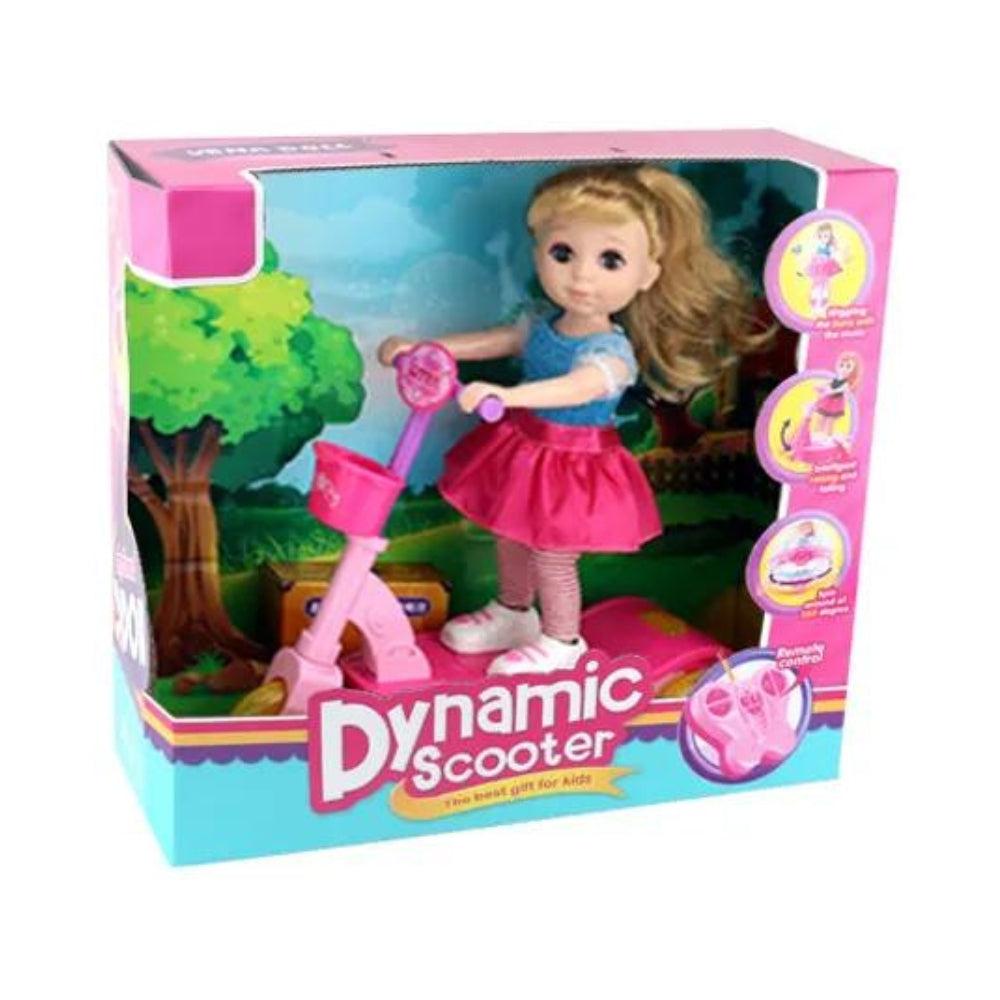 Gift For Kids Birthday R/C Fashion Scooter Plastic Toy Baby Doll