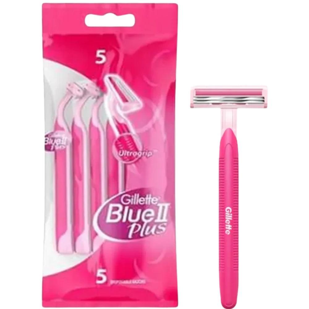 Gillette Blue II Plus For Women 5's