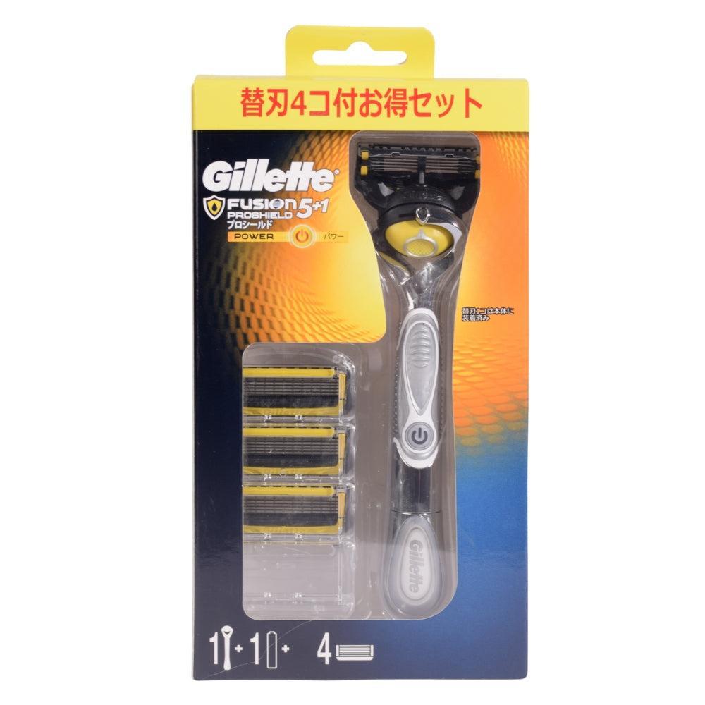 Gillette Fusion ProShield Power Razor 5+1 with 4 Replacement Blades