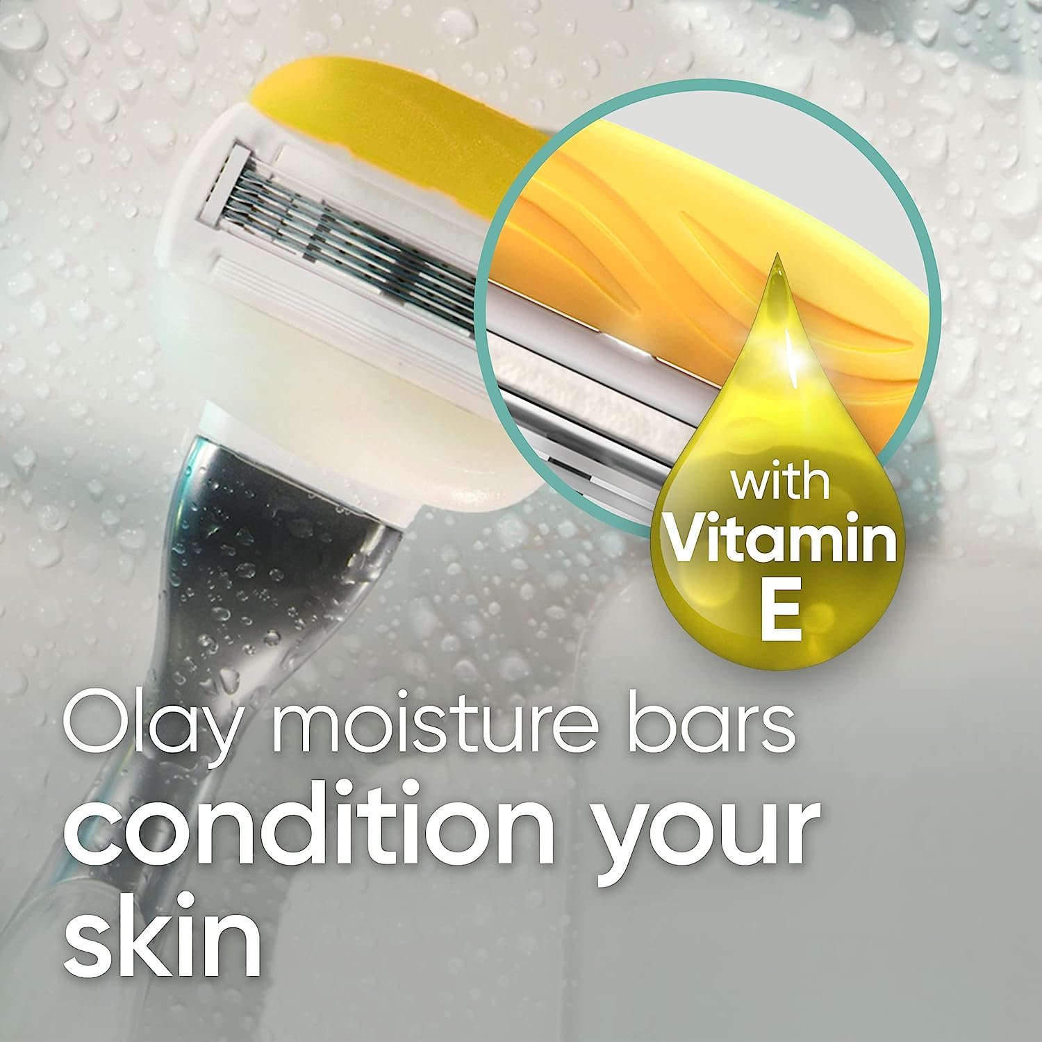 Gillette Venus Olay Coconut Handle + 2 Blades 2 Pcs