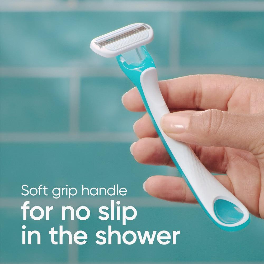 Gillette Venus Tropical Disposable Razors For Women 3 Pcs Tropical Fragrance Scented Handles