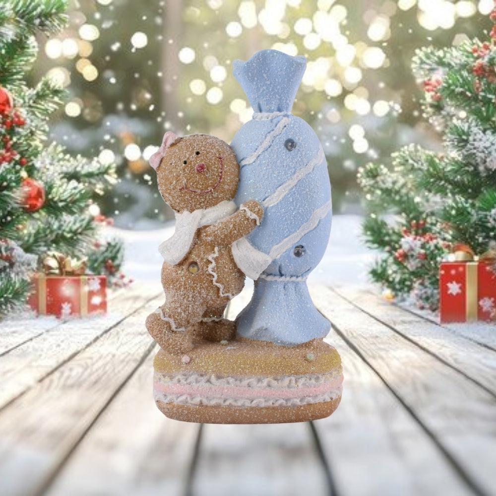 Gingerbread Hug – Sweet Holiday Figurine