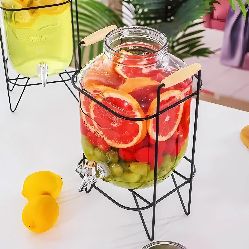 Glass Beverage Dispenser (1Pc) 5L