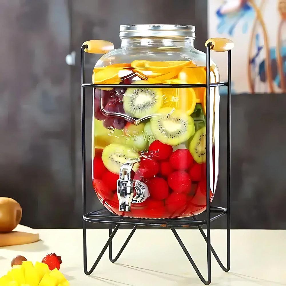 Glass Beverage Dispenser (1Pc) 5L