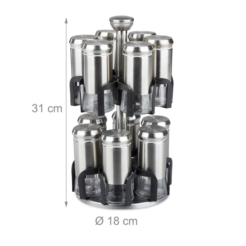Glass Canister With Metal Casing 12pcs