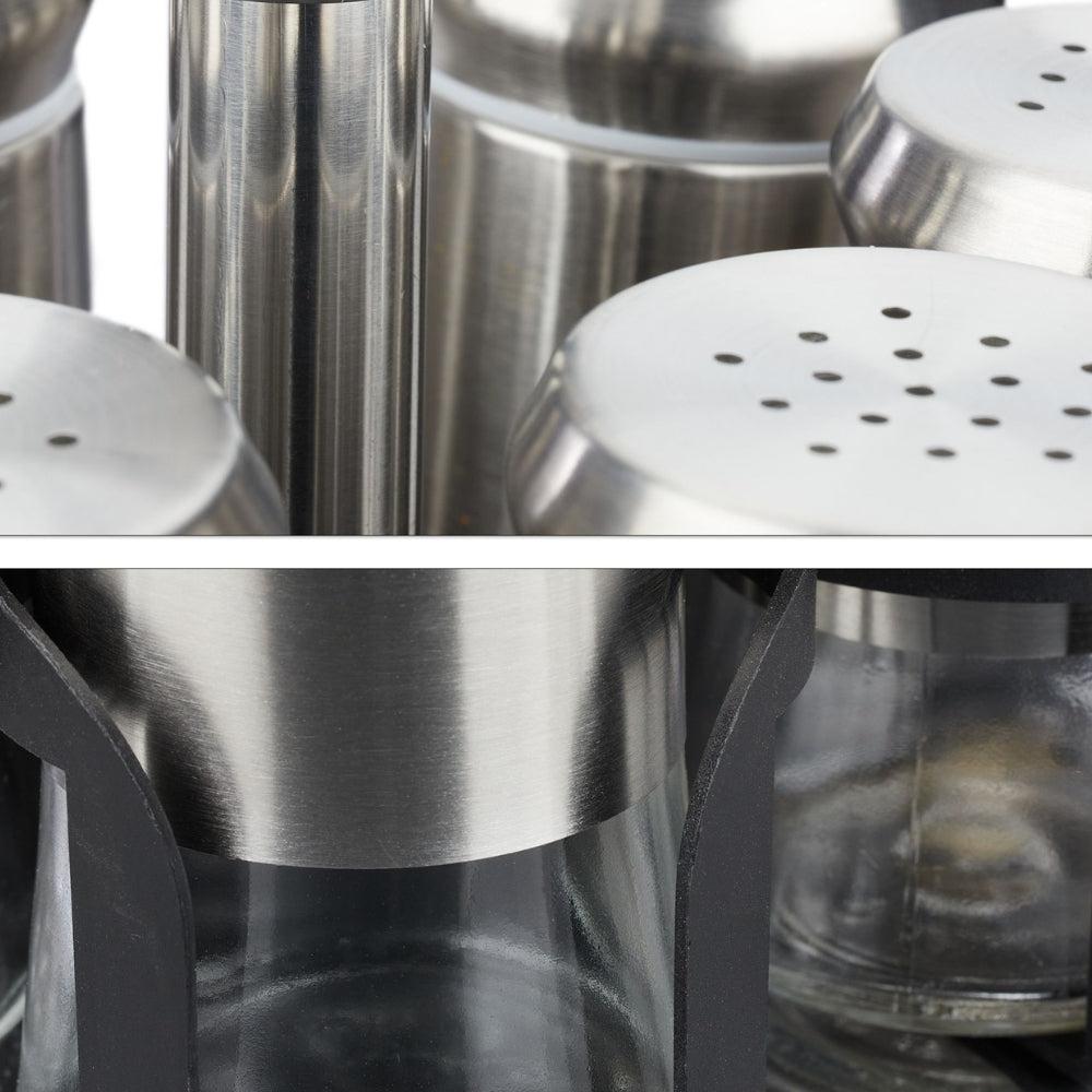 Glass Canister With Metal Casing 12pcs