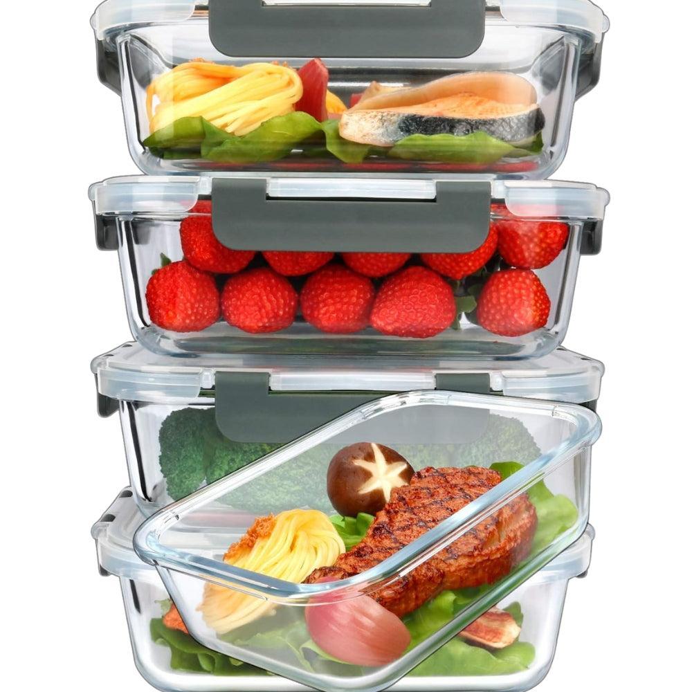 Glass Food fresh Preservation Box Set 5 Pcs