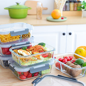 Glass Food fresh Preservation Box Set 5 Pcs