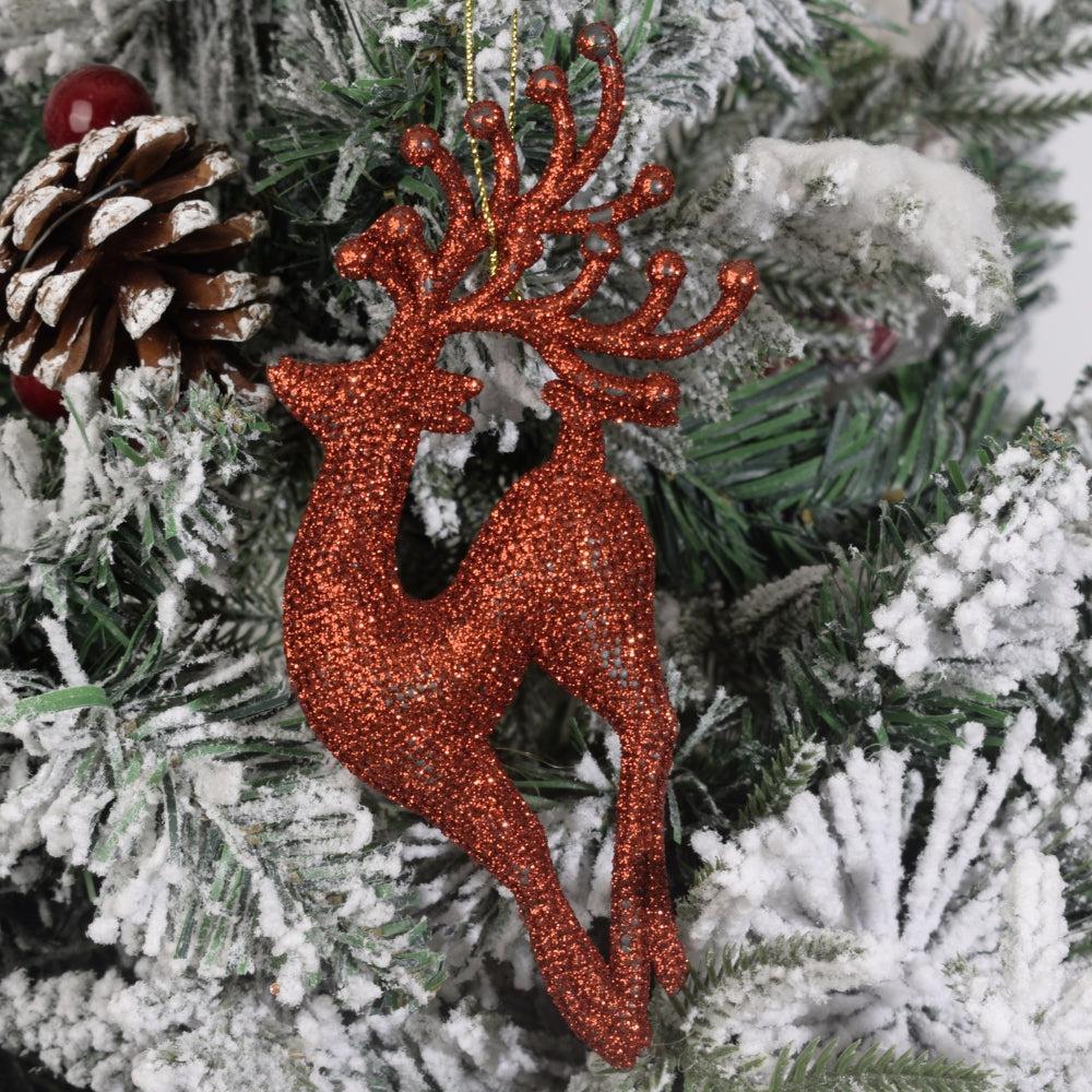 Glittering Reindeer Christmas Ornament 1PCS