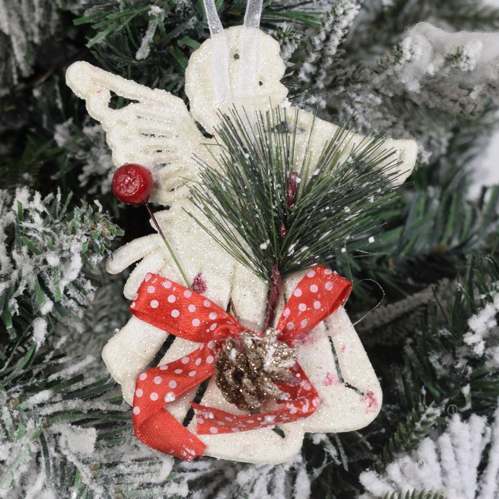 Glittery Angel Christmas Tree Ornament