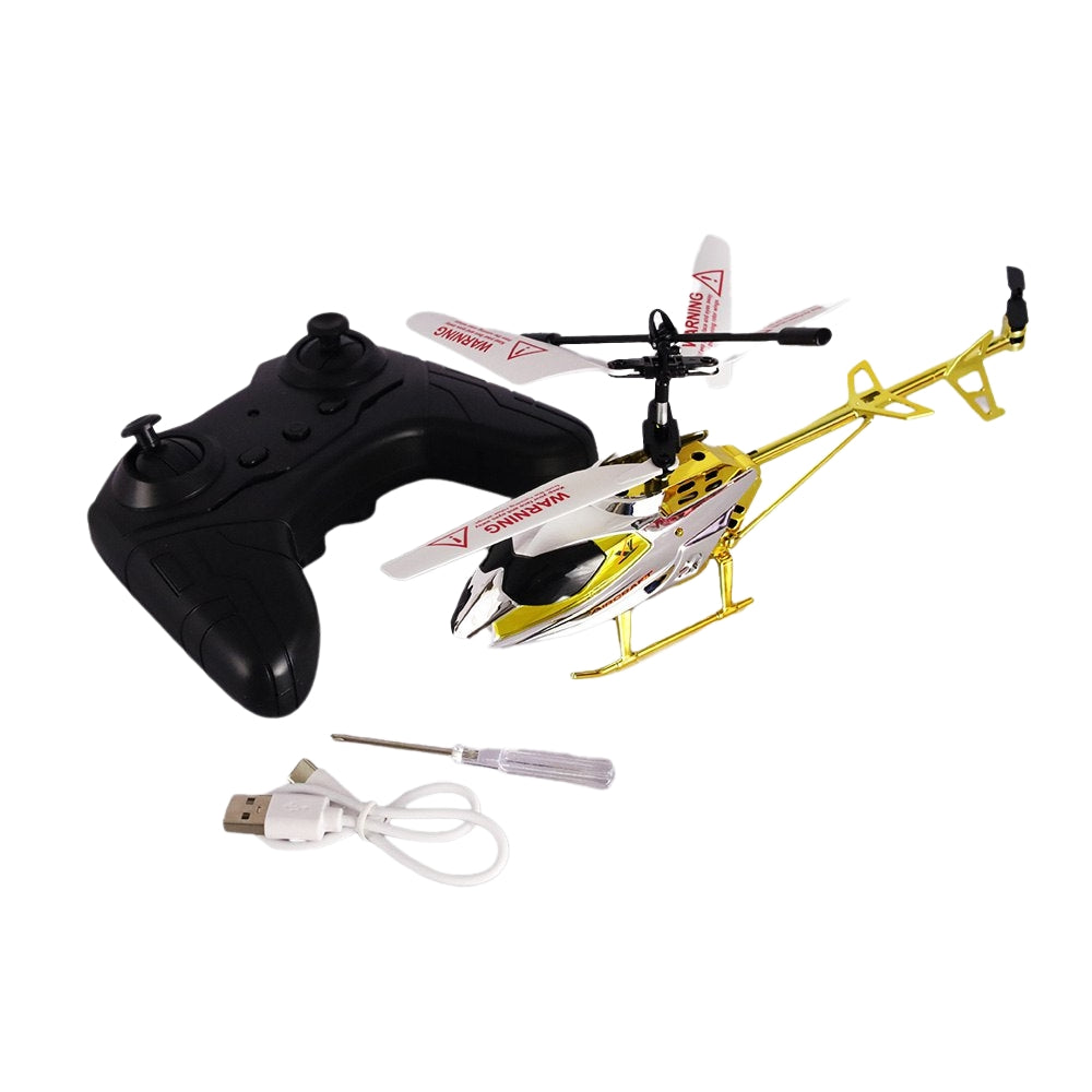 Golden Remote Control Helicopter