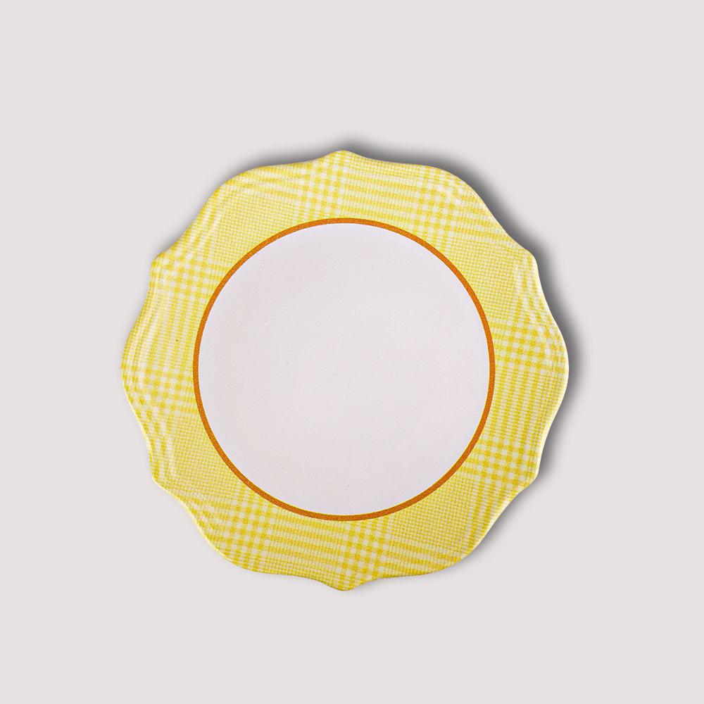 Golden Wave Flat Dish 26CM