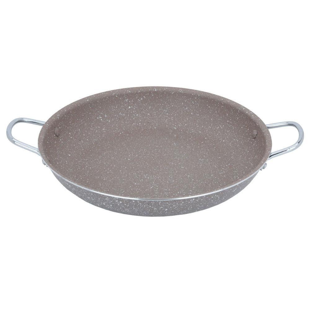 Granite Frying Pan, 32 Cm, Side Handles - Brown
