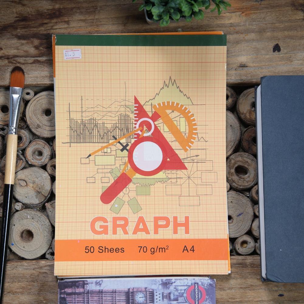 Graph Pad A4-70g-50 Sheets
