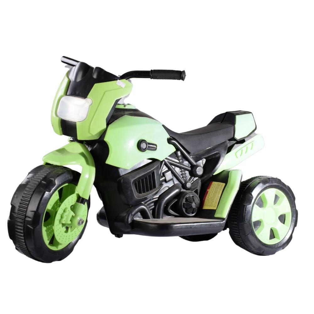 Green Electric Ride-On Motorcycle for Kids