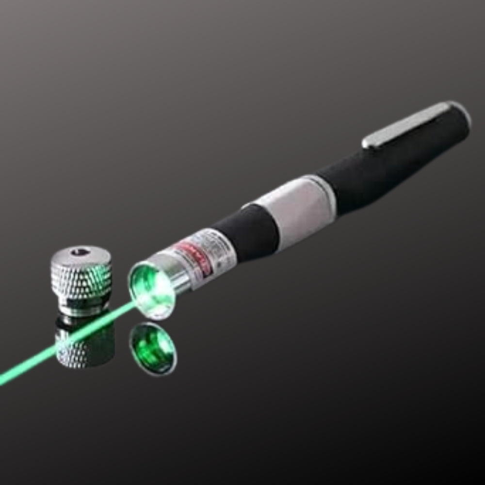 Green Laser Pointer Pen Beam with Stylish Disco Light