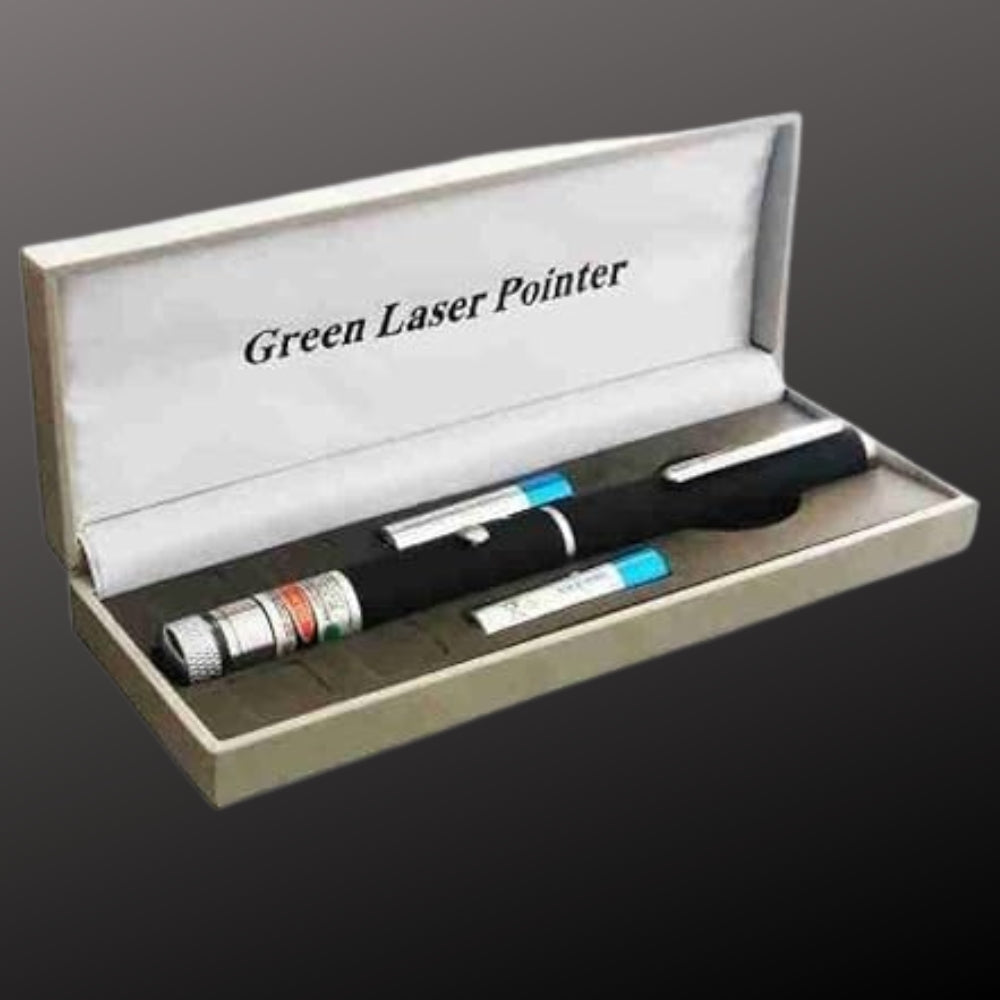 Green Laser Pointer Pen Beam with Stylish Disco Light