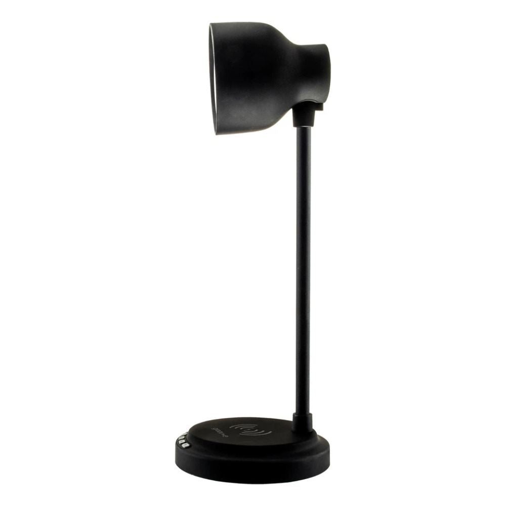 Groov-e Astra Touch Control LED Desk Lamp with Wireless charging, Black