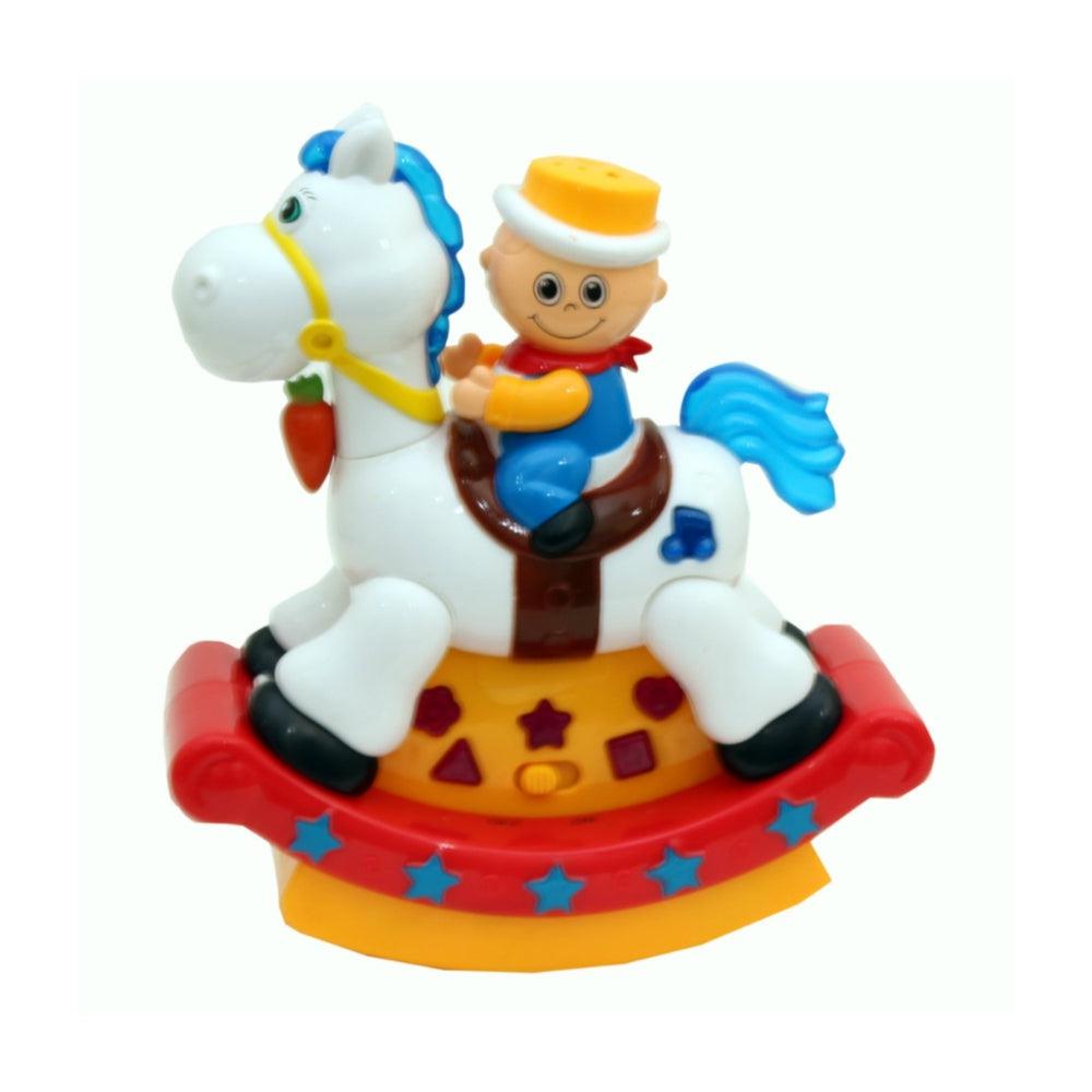 Handa Musical Swing Hobby Horse Toy With Unique Light Projection And Songs For Kids