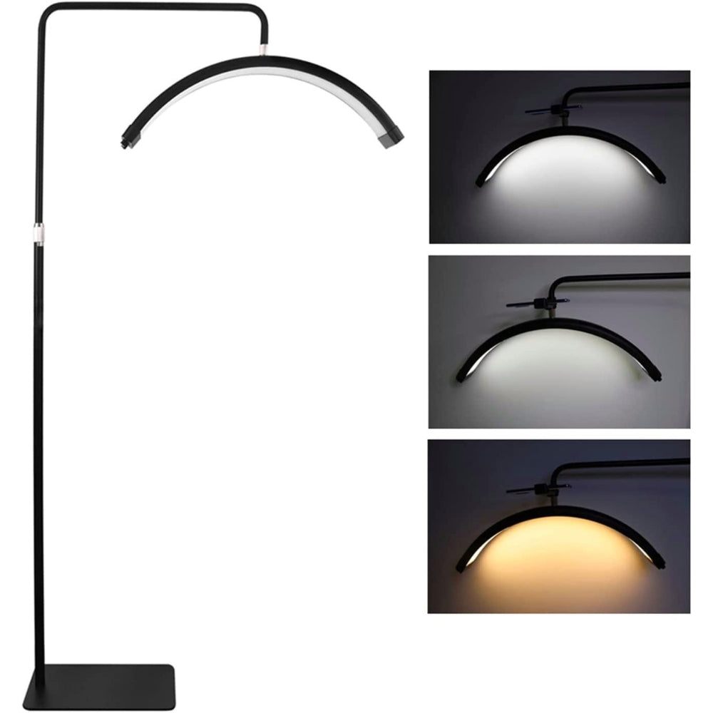 HD-M6X Floor LED Video Light Half-Moon Shaped Fill Light 3000K-6000K Dimmable
