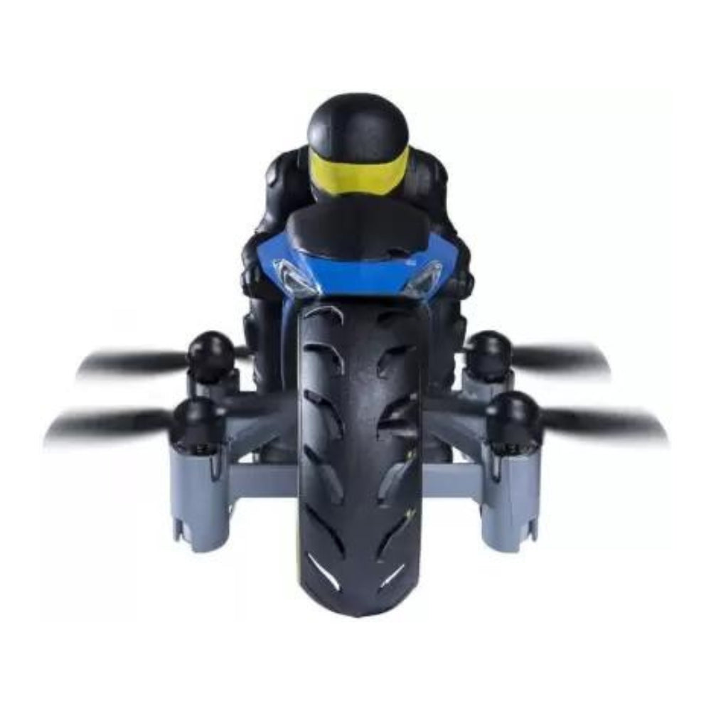 HRSGS Flight Rider, 2-In-1 Remote Control Stunt Motorcycle For Ground And Air Motor Bike Toys For Kids, Multicolor