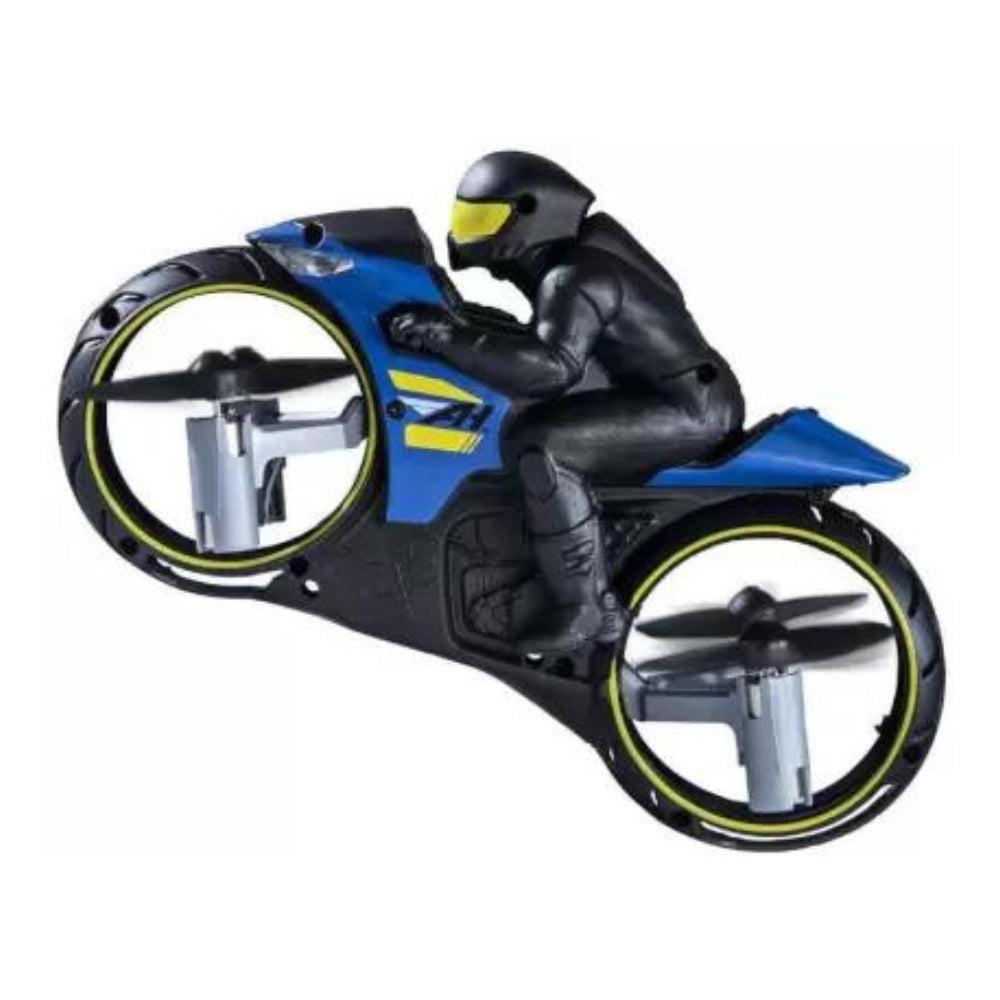 HRSGS Flight Rider, 2-In-1 Remote Control Stunt Motorcycle For Ground And Air Motor Bike Toys For Kids, Multicolor