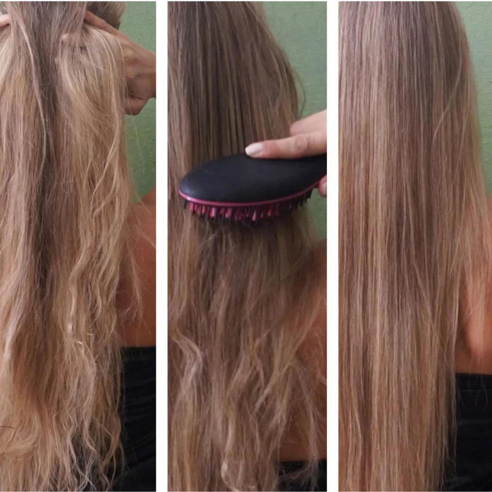 Hair Straightener Brush HQT-906B 110V Straight Artifact