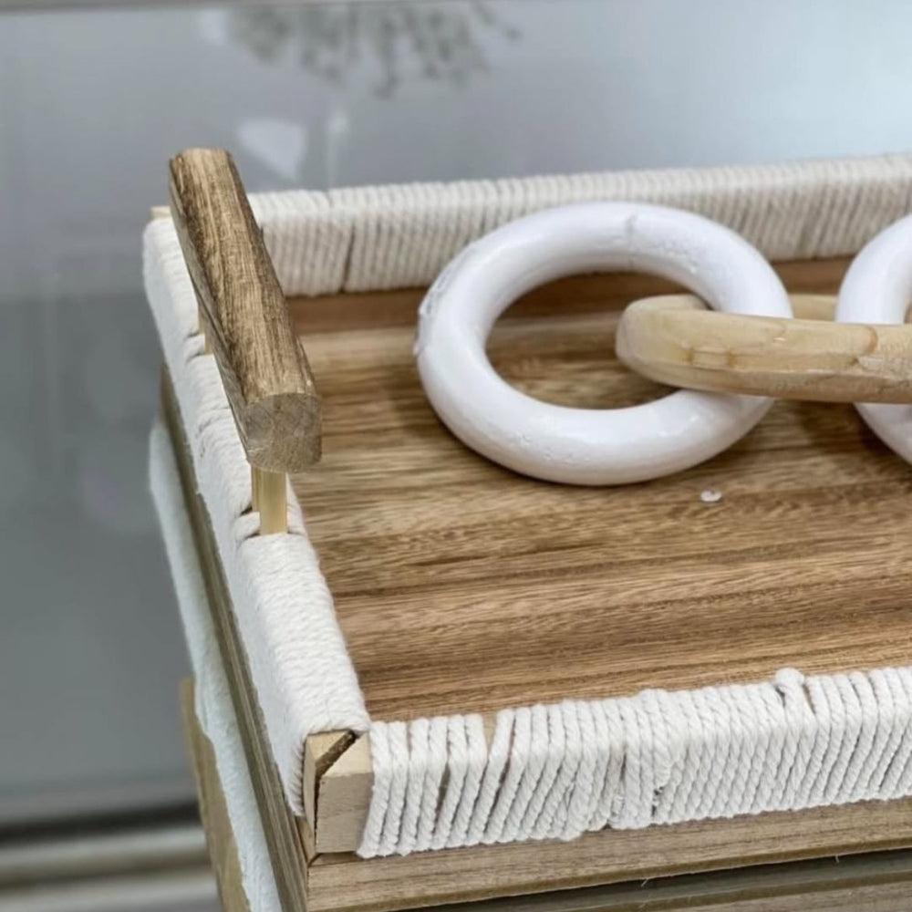 Handcrafted Wooden Serving Tray